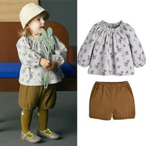 [모이몰른]유아 구스 블루머 상하복 M243STB40P