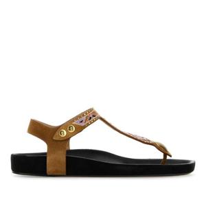 이자벨마랑 장식 스웨이드 플랫 샌들 SD0115FCC2A01S 50CO