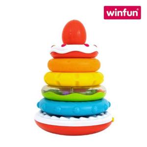 쌓기놀이 윈펀 반짝반짝 케이크 링 쌓기 학습완구