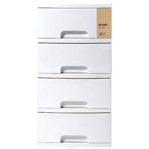 창신리빙-서랍장 블랑25(4단) 255x340x504mm (1EA) 서랍 다용도서랍 정리함 정리서랍 옷장서랍 의류서랍 거