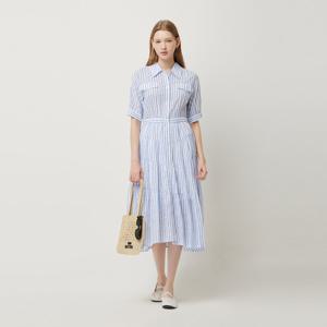 [시슬리]허리밴딩 스트라이트 원피스(SAOP71541)