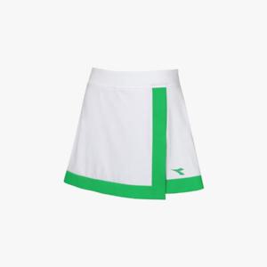 디아도라반바지 AQS D4222TSK96IVD 크로스코트 콘트라스트 스커트 IVORY