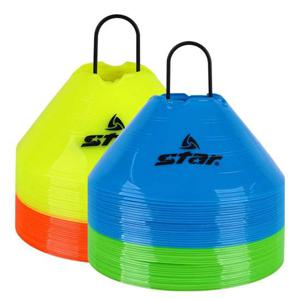 스타 뉴 접시콘 40개입 세트 SA327S 접시콘 축구꼬깔 축구접시콘 운동꼬깔 트레이닝콘