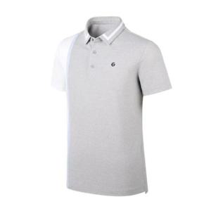 엘르골프 세이브존01 남성 세로 배색 포인트  폴로 반팔 티셔츠 6I35216 932