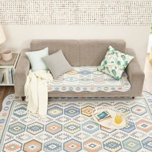 킹 워셔블 자카드 소파매트 3인 65x170