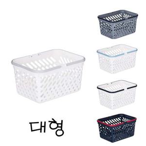 모던 대형 멀티 바스켓 손잡이 다용도 바구니 (랜덤)