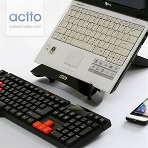 엑토 메가노트북스탠드_블랙 NBS-08 /노트북스탠드/노트북거치대/노트북홀더/태블릿PC스탠드