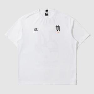 엄브로반팔티 JQS UP321CRS74-WHT 쿨 피케 블록코어 반팔 티셔츠 / WHITE