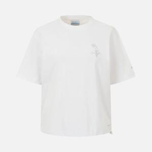 컬럼비아반팔티 YQJ C62YL6533-100 여성 가든 투 파크 크루