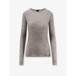 [PINKO] 라프리마 여성 티셔츠 앤 탑 Pico 울 위드 라인스톤 105398 A2PMI42 Grigio /12