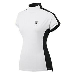 엘르골프 세이브존01 여성 앞뒤 반전 반팔 목크넥 티셔츠 6I45409 199