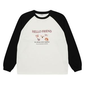 [에꼴리에]여자 가을이월 프렌즈전사배색라글란티(25A3457)