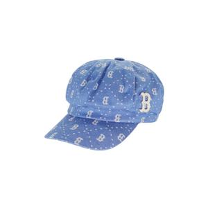 MLB 공용 데님 다이아 모노그램 뉴스보이캡 3ACBM013N-43SBL