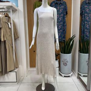 클리지 DP01 민소매 끈 나시 롱 원피스 CP6WOP03