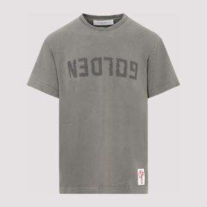 골든구스 그레이 크루넥 반팔 티셔츠 GMP01220.P000671 35479