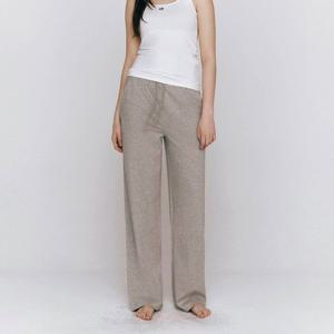 [지오다노]우먼 여성 라운지 웨어 스트레이트핏 스판 밴딩 바지 555502