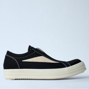 25 FW 릭오웬스 다크쉐도우 탑스티칭 캔버스 로우탑 스니커즈 블랙 DU02E7811 DOLVS 911