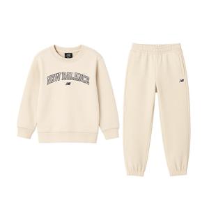 뉴발란스 에센셜 스웻셋업 키즈 트레이닝복세트 베이지 NK9YEB408U-35