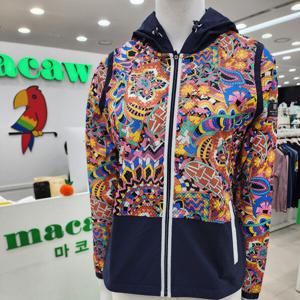 [마코]여성 모자이크패턴 후드티점퍼 MOW2TJ1368_JK