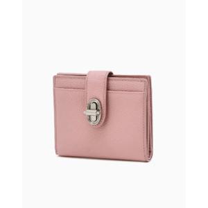 [질스튜어트ACC] JAWA5F024P2 [AUBE][지폐수납가능] 핑크 가죽 오브 장식 베루형 지갑