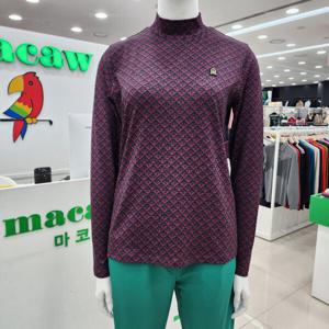 [마코]김제 모다  여성 코트나 스판싱글 하이넥 티셔츠 MOW3TH12