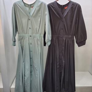 [반에이크]니트블록버튼원피스 (VB44OPUD07Z)_GJA