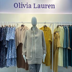 [올리비아로렌]머플러 하프코트 VOCEA3W9421