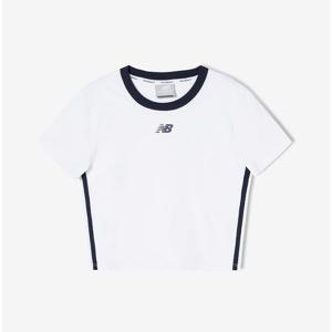 뉴발란스 트랙 크롭 링거 반팔티 슬림 W B1 NBNEF2W112 10 19 31