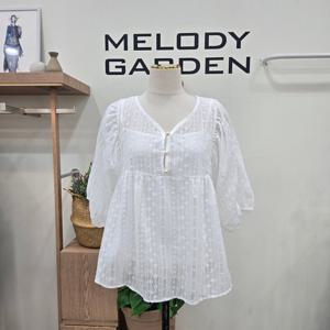 [멜로디가든]루즈핏 아사 블라우스 M25M5B101_SH