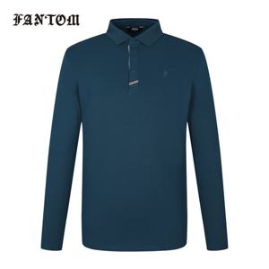 [팬텀] 남성 테잎 포인트 베이직 기모 긴팔티셔츠 211E3TO802_GN