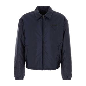 프라다 네이비 블루 나일론 패딩 재킷 SGC912SOOO1WQ9 F0ABB