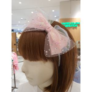 베네통키즈6 블링 빅 리본 헤어띠 QCET11541