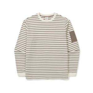 스노우피크 스트라이프 긴팔 티셔츠 BB S24FMFTL12 CA DK