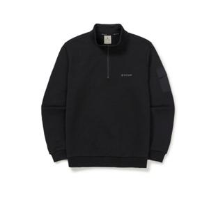 스노우피크 베이직 반집업 맨투맨 BB S24FMFZT60 BK DK FG