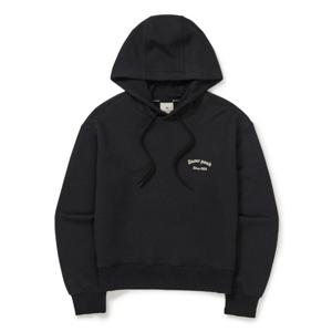 스노우피크 여성 레터링 세미 크롭 후드 티셔츠 BB S24FWFHD63 BK CA CR PC