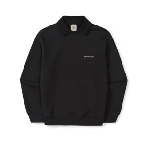 스노우피크 W 세미크롭 카라 맨투맨 BB S24FWFHT67 BK LE OL