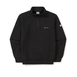 스노우피크 베이직 W 반집업 맨투맨 BB S24FWFZT61 BK LE