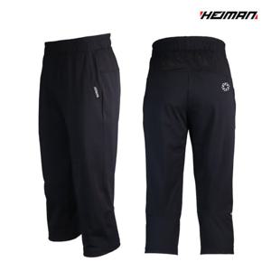 [하이만]하이만 7부 자전거 바지 HMM7-212 블랙 세미 통바지