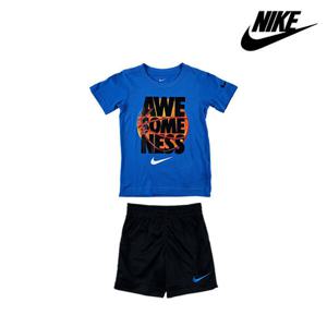 [나이키 키즈]나이키키즈 반팔 상하세트(86E503-023_BU)