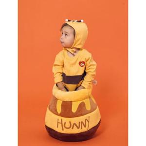 [디즈니베이비]곰돌이푸벌바디수트(모자)(YELLOW)_79S517502