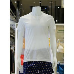 [휠라언더웨어] FI4RNG9004M(WHI) 면 60수 남성 반팔런닝