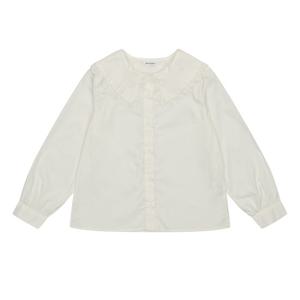 에꼴리에 여아 레이스 빅카라 블라우스 23C5651_WT