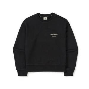 스노우피크 W 레터링 세미크롭 맨투맨 BB S24FWFHT63 BK CA CR PC