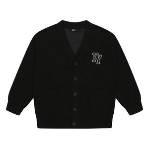 [소이][소이] 여아 베이직 로고 가디건 23F5101_BK