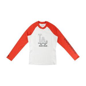 MLB 공용 빅로고 라글란 기본 래쉬가드 31SWS5831-07W