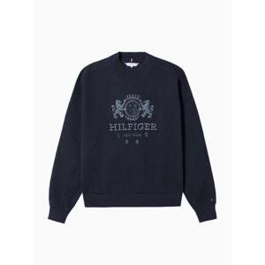 타미힐피거 여성 자수로고 스웨트 티셔츠 BB T22E7TTO061WT1 DW5