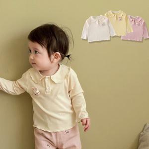 [엠케이] T 애니블리 여아동 긴팔 날라리 카라티셔츠 205917