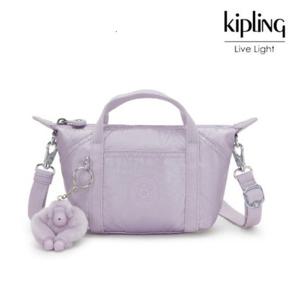 [키플링]키플링 초미니 크로스백 아트컴팩트 라일락 문 멧  KPCBT04 LCMM