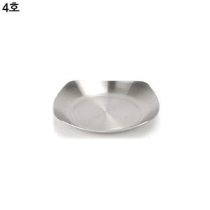 스테인레스 업소용 사각찬기 무광 4호 주방용품 스텐접시 예쁜그릇 예쁜접시 반찬그릇 앞접시