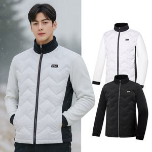 비티알 남성 겨울 덕다운 보온 스판 골프 패딩 자켓 BSC659SJ2M
